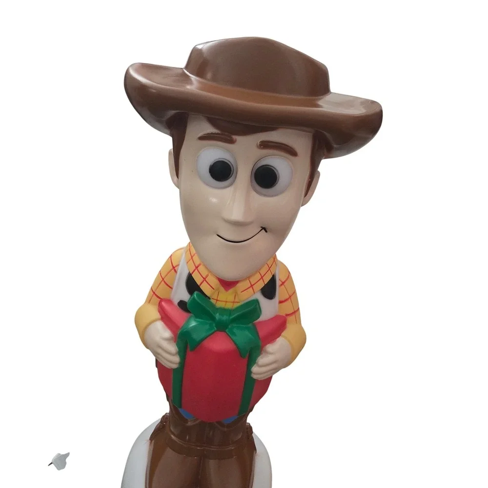 Disney Woody Toy Story Christmas Blow Mold 24in Plastic Holiday Decor Gemmy